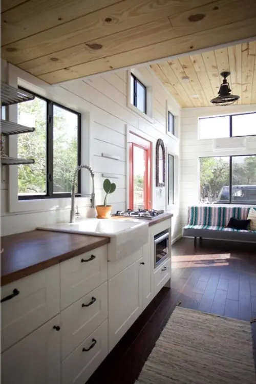 White Cabinets - Texas Hill Country by Nomad Tiny Homes
