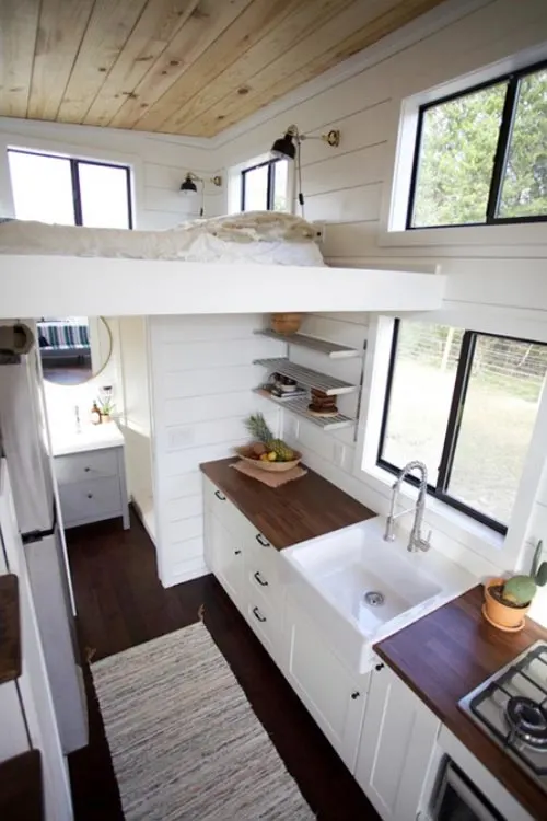 Kitchen & Loft - Texas Hill Country by Nomad Tiny Homes