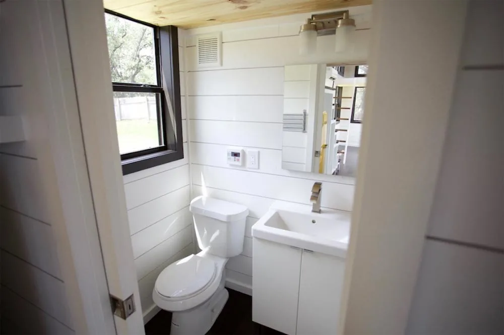Bathroom - Texas Waterfront by Nomad Tiny Homes