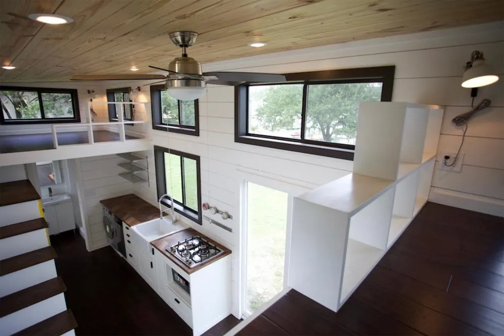 Large Windows - Texas Waterfront by Nomad Tiny Homes