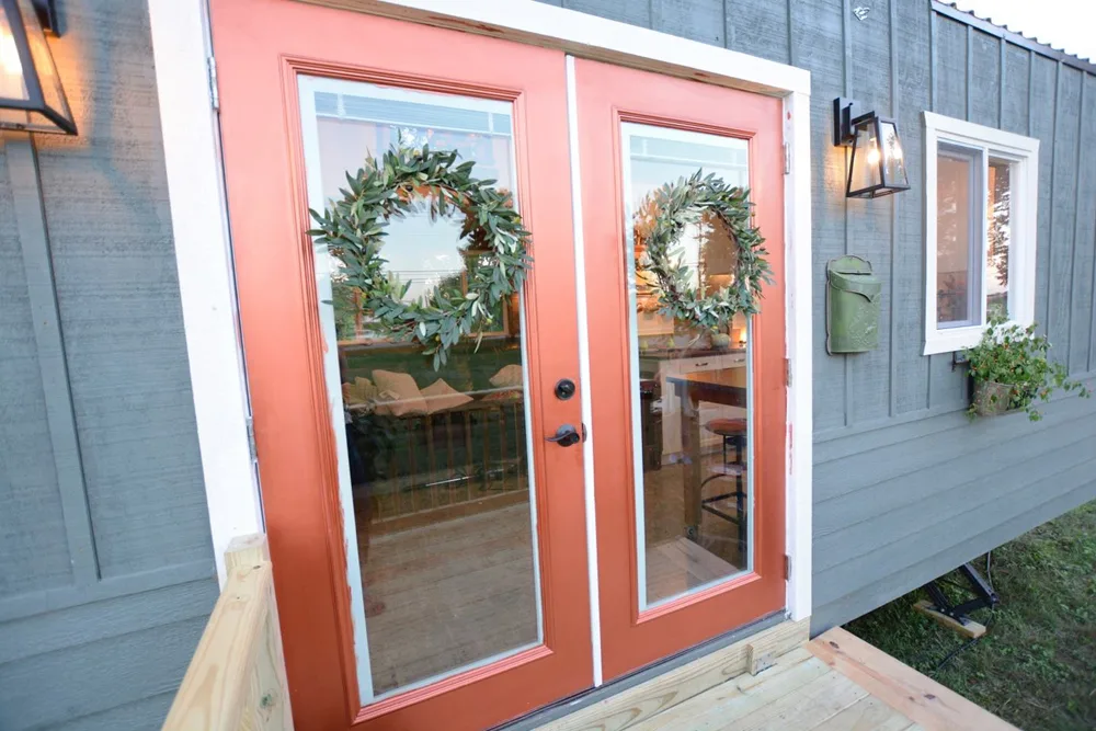 French Doors - Vintage Retreat by Hill Country Tiny Houses