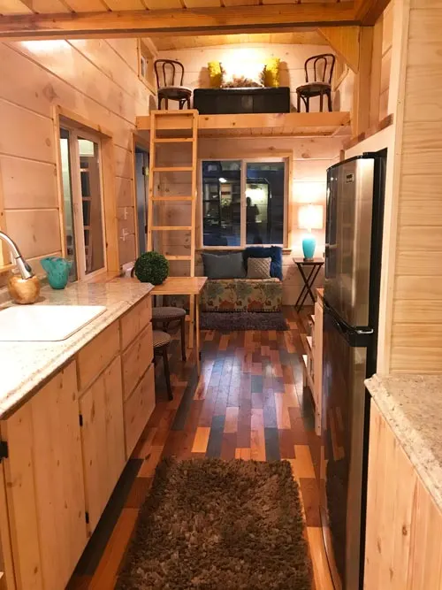 Galley Kitchen - California Red by Incredible Tiny Homes