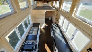 Galley Kitchen - Hillside by Tiny House Building Company
