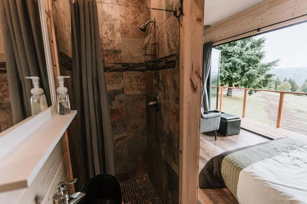Shower - Mt Hood View Tiny House