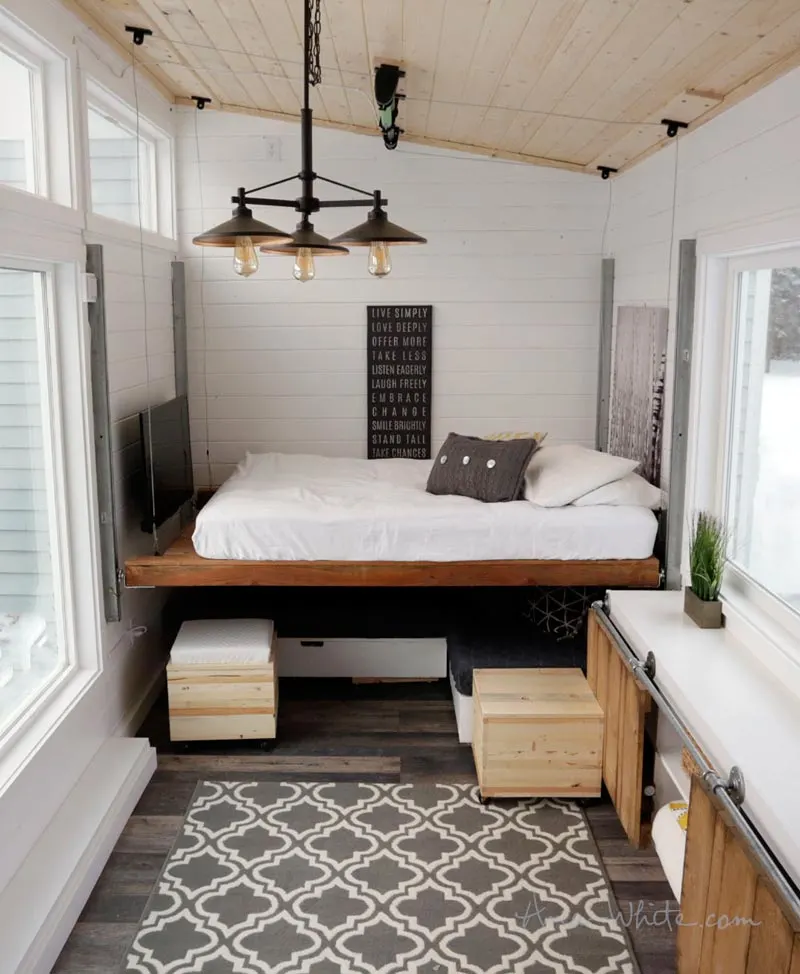 Bedroom Conversion - Rustic Modern by Ana White