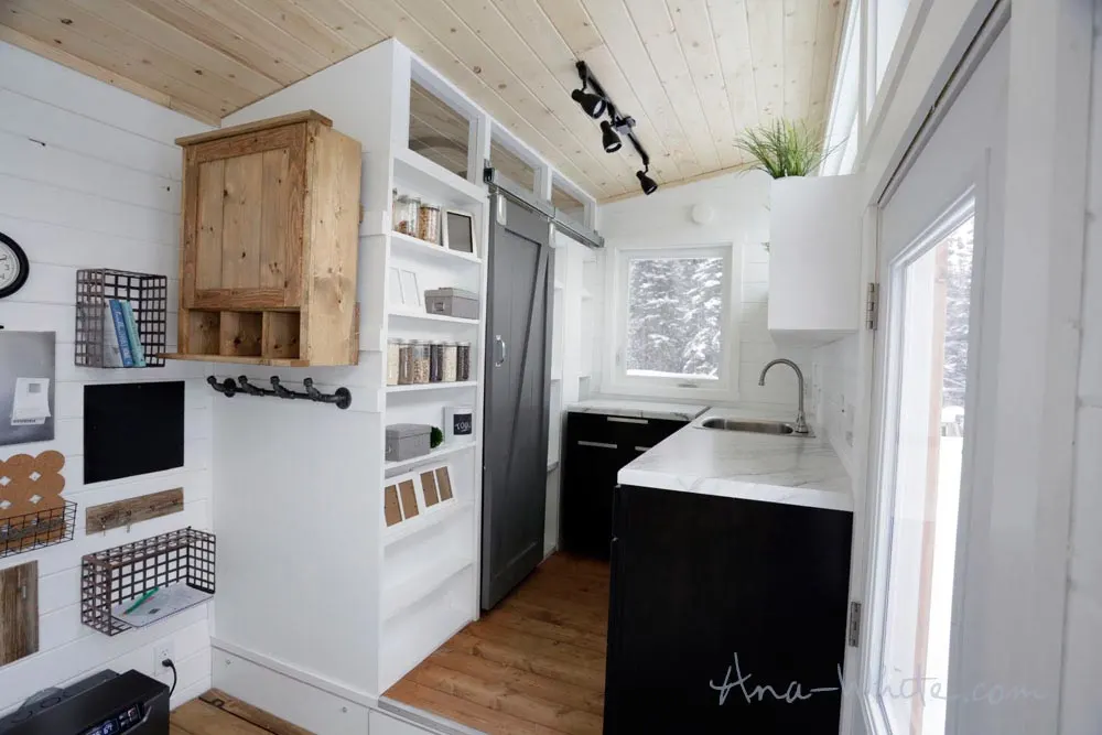 Raised Platform Kitchen - Rustic Modern by Ana White