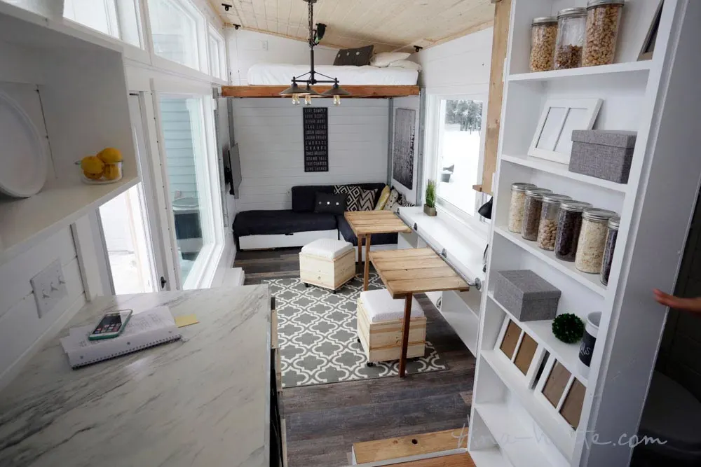 Tiny House Interior - Rustic Modern by Ana White