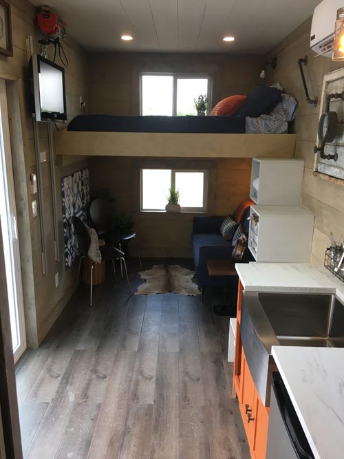 Living Room / Loft - Workshop & Golf Tees by Backcountry Containers