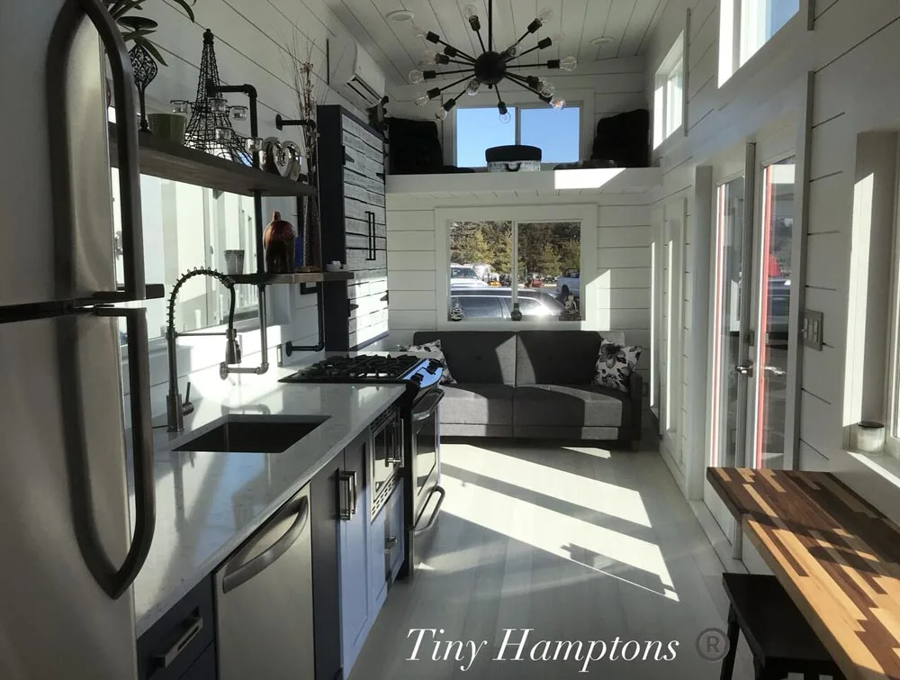 Kitchen & Living Room - Bridgehampton by Tiny Hamptons
