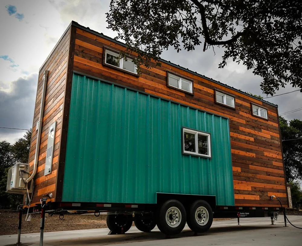 Green Metal Accent - Custom 24' by Habeo Tiny Homes
