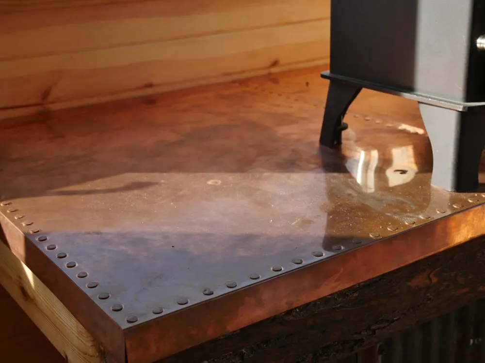 Copper Table - Honey on the Rock by Carpenter Owl