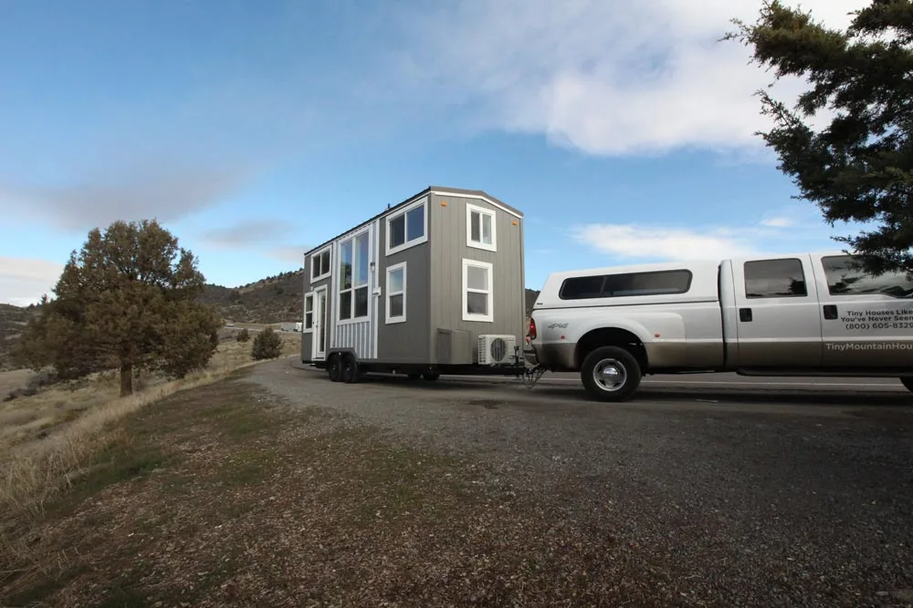 Towing Tiny Home - Chinook Peak by Tiny Mountain Houses