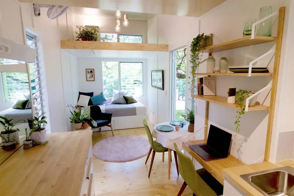 Desk & Shelves - Swallowtail by The Tiny House Company