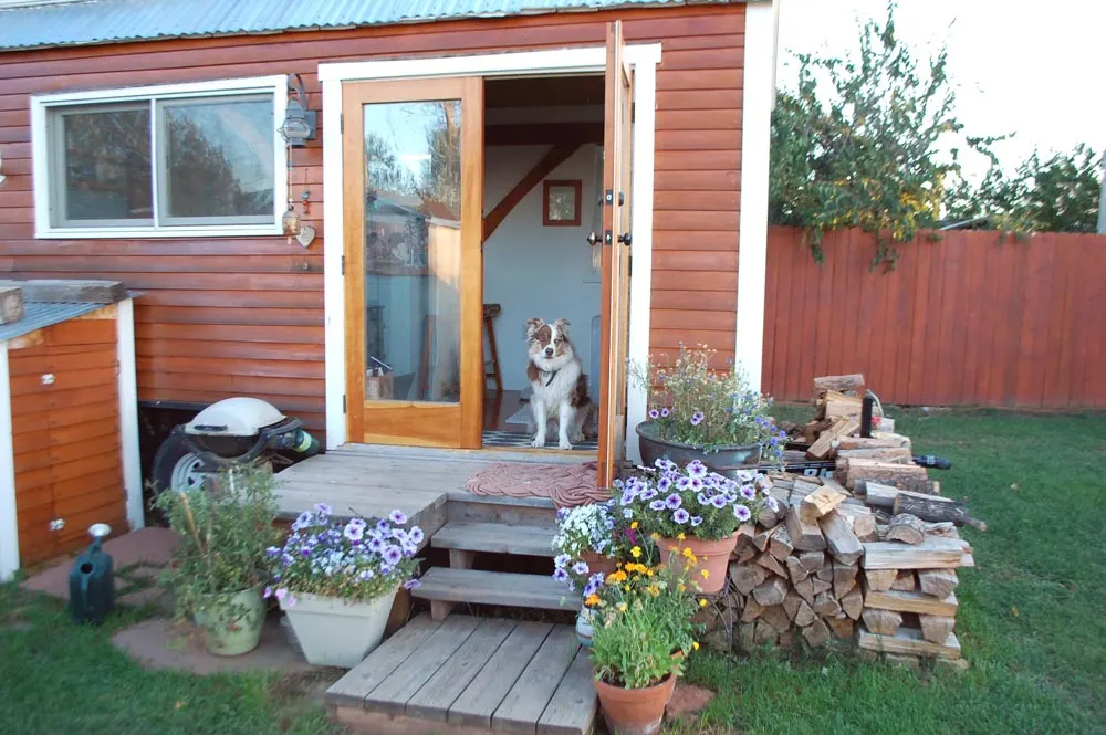 French Doors - Tiny Timber House