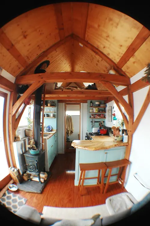 Interior View - Tiny Timber House