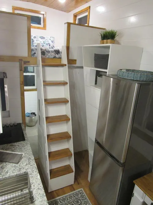 Refrigerator & Stairs - Movie Star by Incredible Tiny Homes