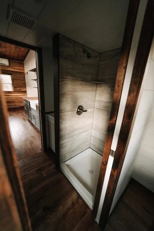 Tile Shower - Noah by Wind River Tiny Homes