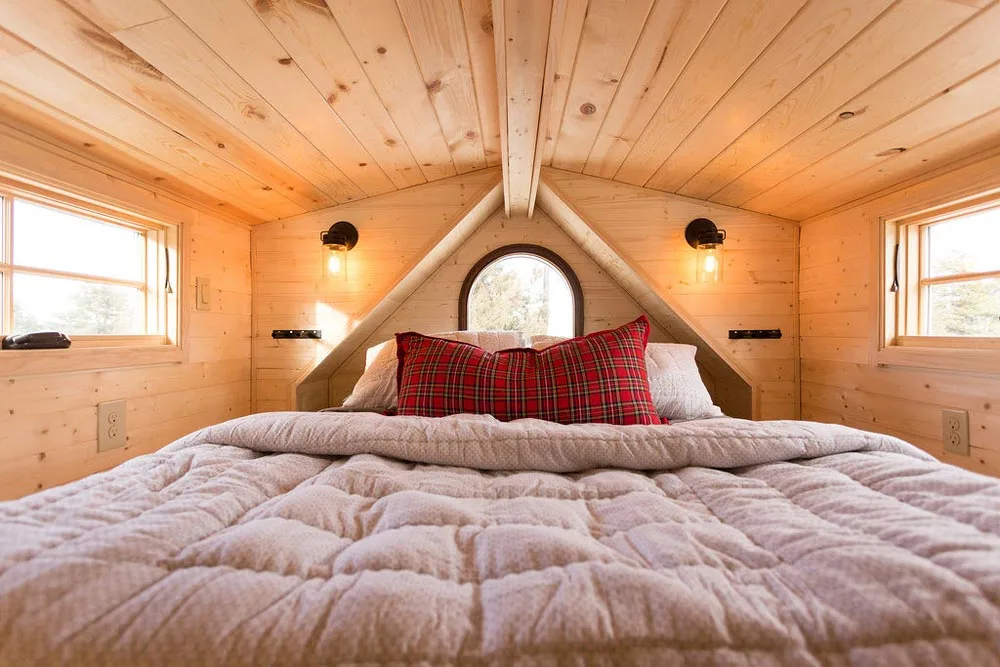 Queen Bedroom Loft - Porchlight by Hideaway Tiny Homes