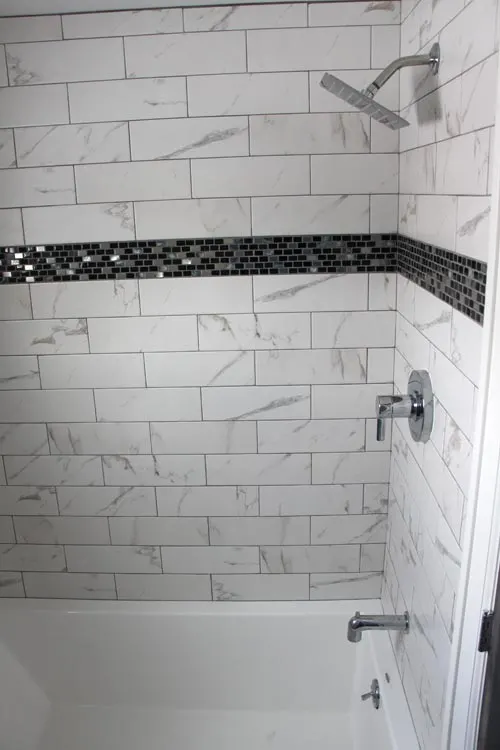 Tile Shower - Stony Ledge by B&B Micro Manufacturing