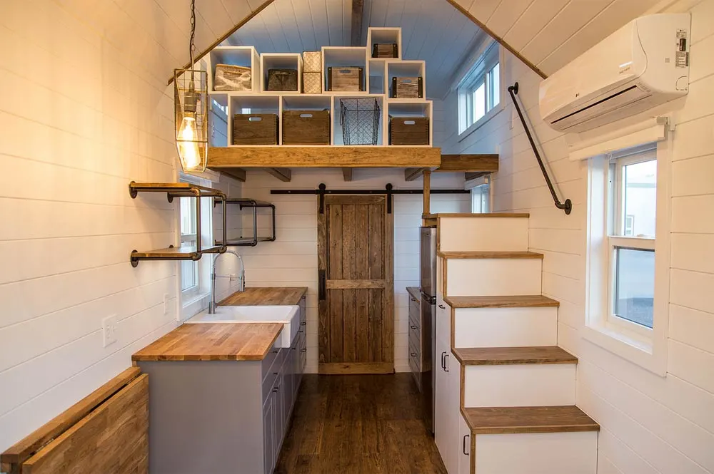 Kitchen & Loft - Farmhouse Take Five by Liberation Tiny Homes