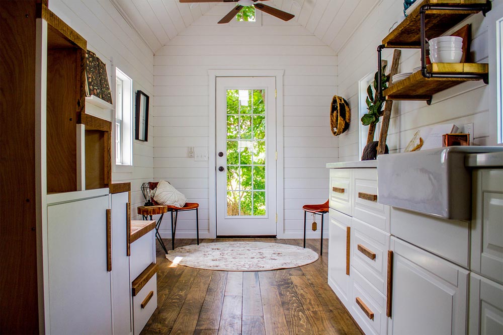 Kitchen & Living Room - Farmhouse Take Four by Liberation Tiny Homes