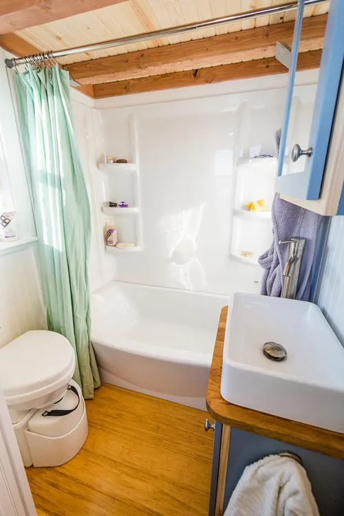 Bathroom - Tara's 33' Gooseneck Tiny House by Mitchcraft Tiny Homes