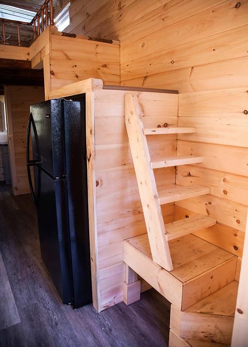 Loft Ladder - Copper Canyon by Catawba River Tiny Homes