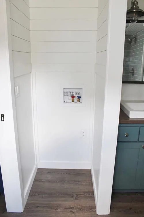 Washer/Dryer Area - Juniper by Mustard Seed Tiny Homes