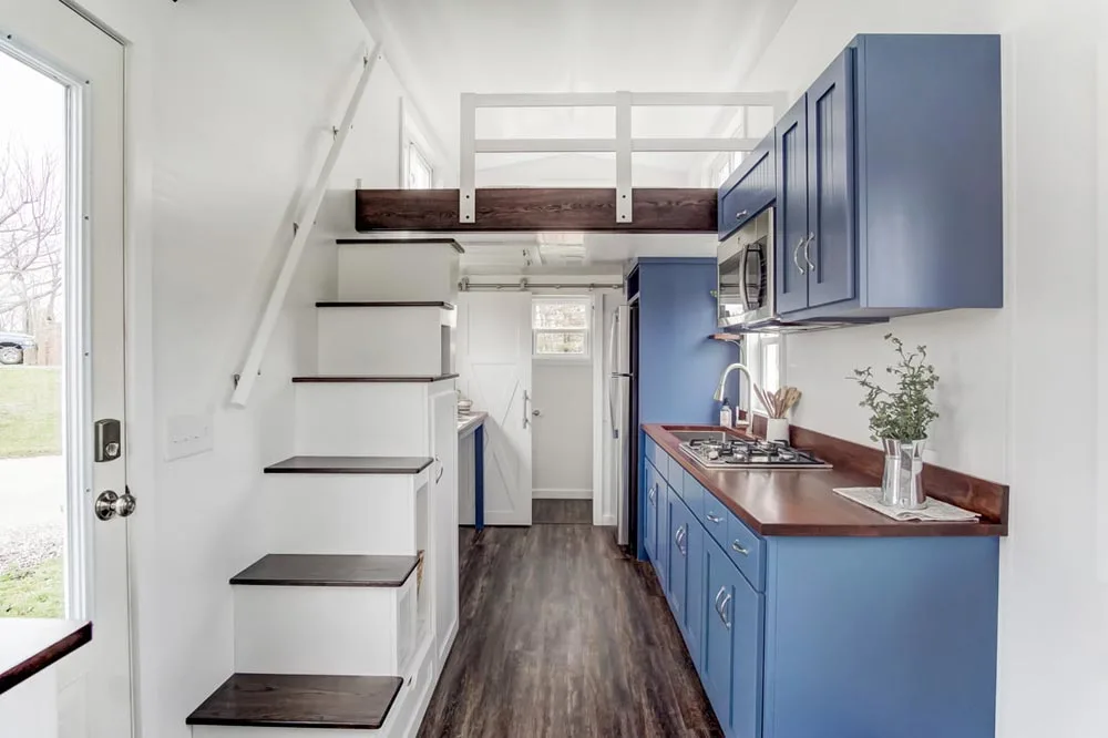 Kitchen & Stairs - Lodge by Modern Tiny Living