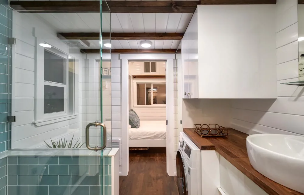 Bathroom & Bedroom - Mint Loft #7 by Mint Tiny Homes
