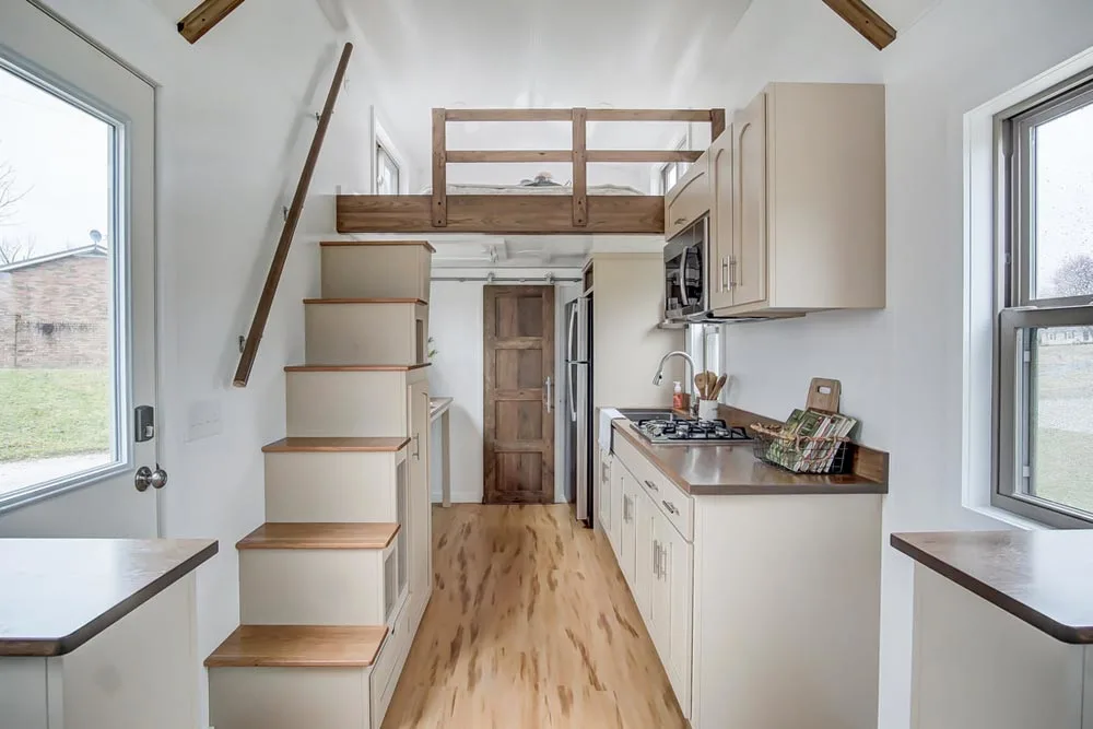 Kitchen & Stairs - Pearl by Modern Tiny Living