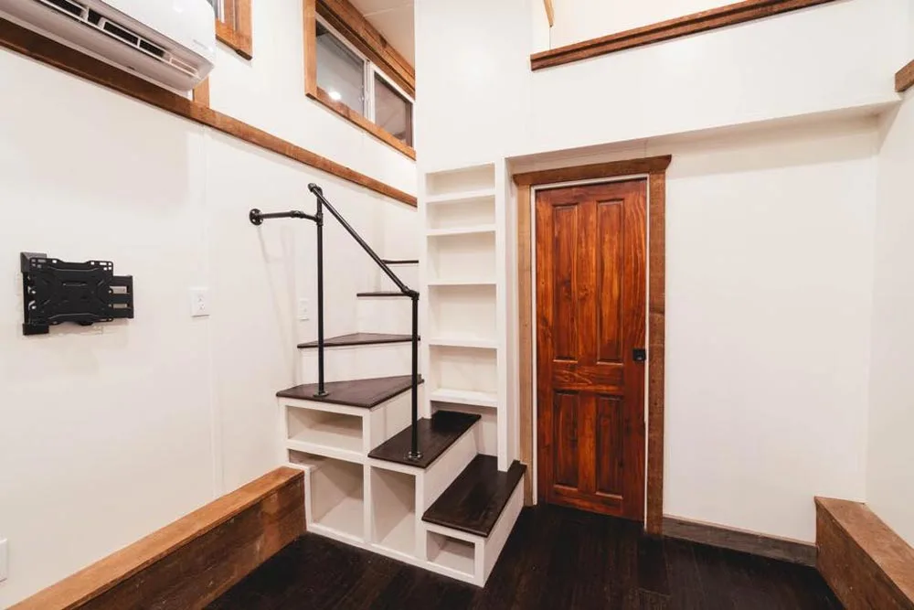 Staircase - Rustic Tiny by California Tiny House