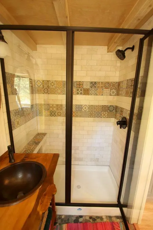 Tile Shower - Valhalla by SimBLISSity Tiny Homes