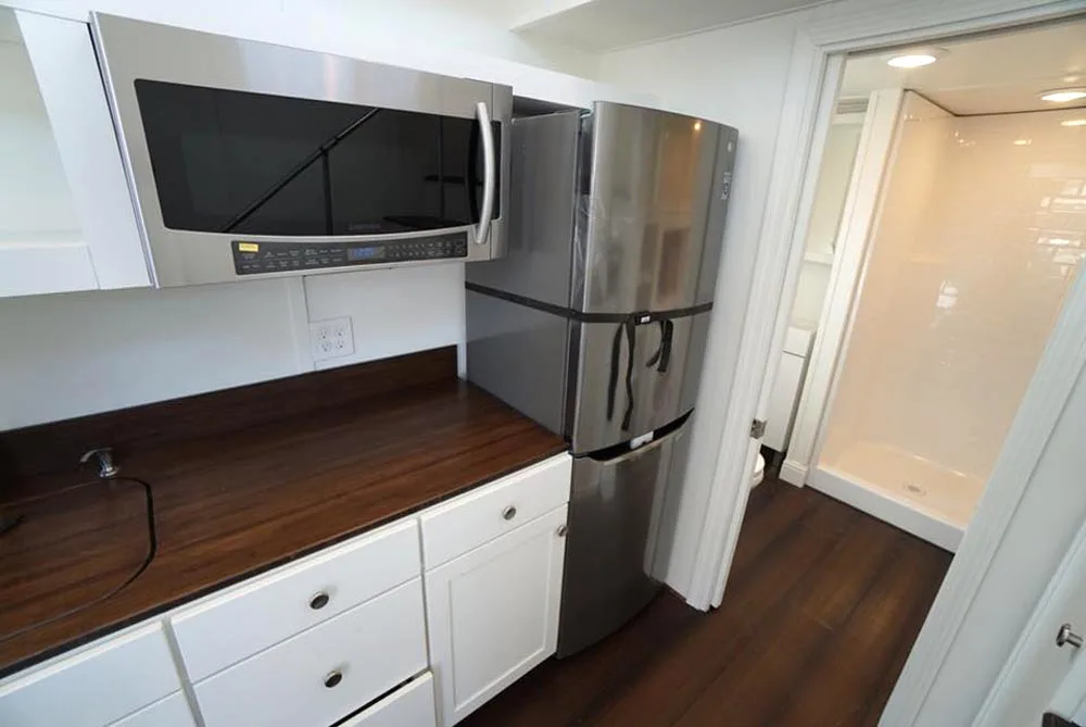 Apartment Size Refrigerator - Cape Cod Cottage by California Tiny House