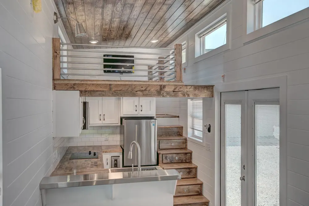 Kitchen & Loft - Journey by Alabama Tiny Homes