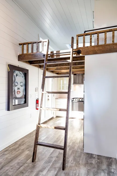 Loft Ladder - Modern Take Four by Liberation Tiny Homes