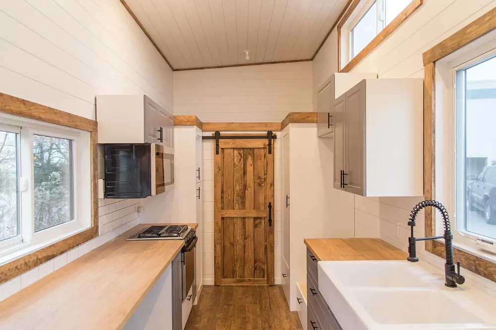 Galley Kitchen - Modern Take Three by Liberation Tiny Homes