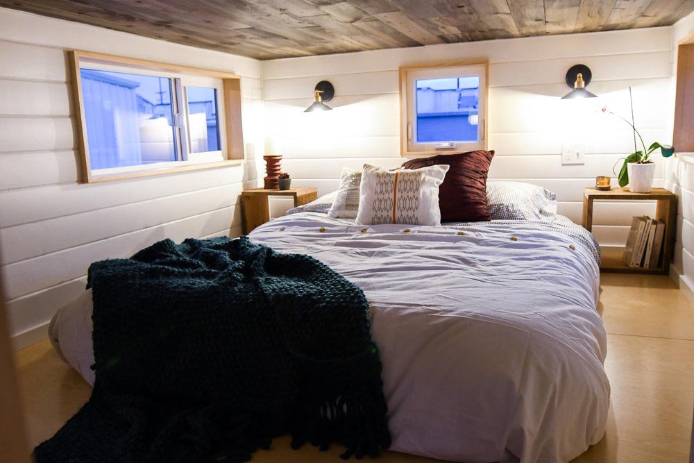 Bedroom Loft - Urban Kootenay 28' w/ XL Dormer by TruForm Tiny