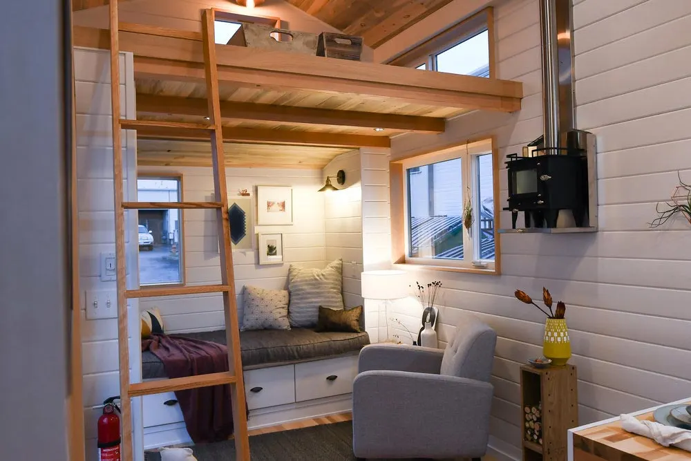 Living Room - Urban Kootenay 28' w/ XL Dormer by TruForm Tiny