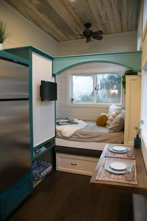 Main Floor Bed - Archway Tiny Home by Tiny Heirloom
