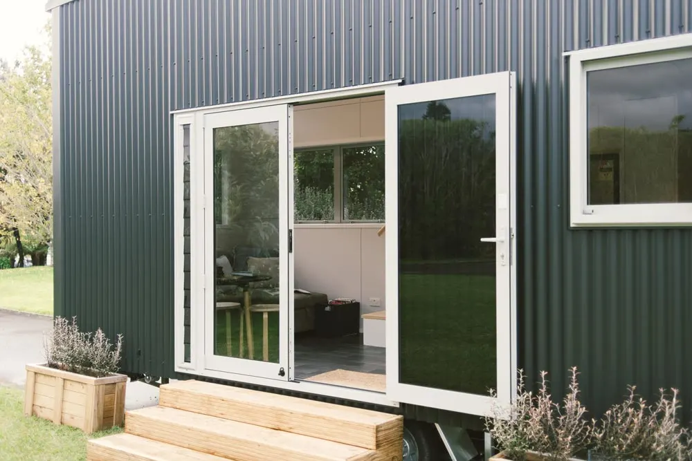 French Doors - Buster Tiny House by Build Tiny
