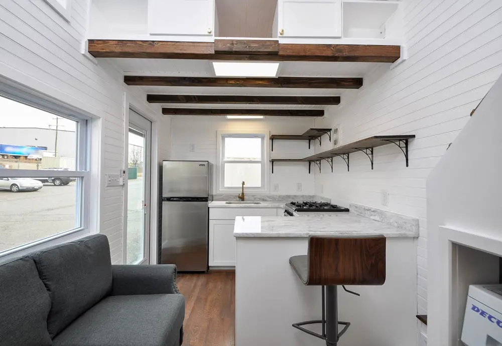 Box Beam Ceiling - Edsel by Tiny House Building Company