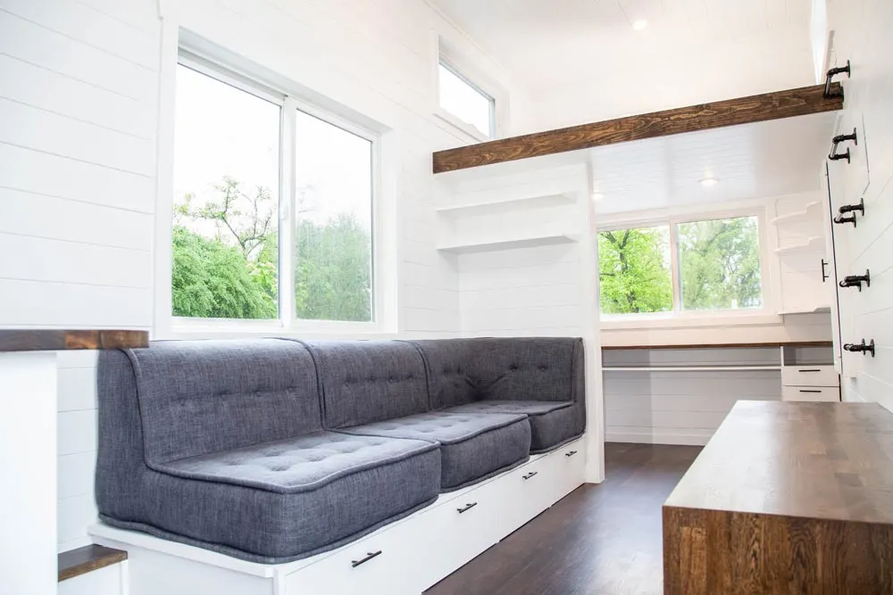 Built-In Couch - Modern One by Liberation Tiny Homes
