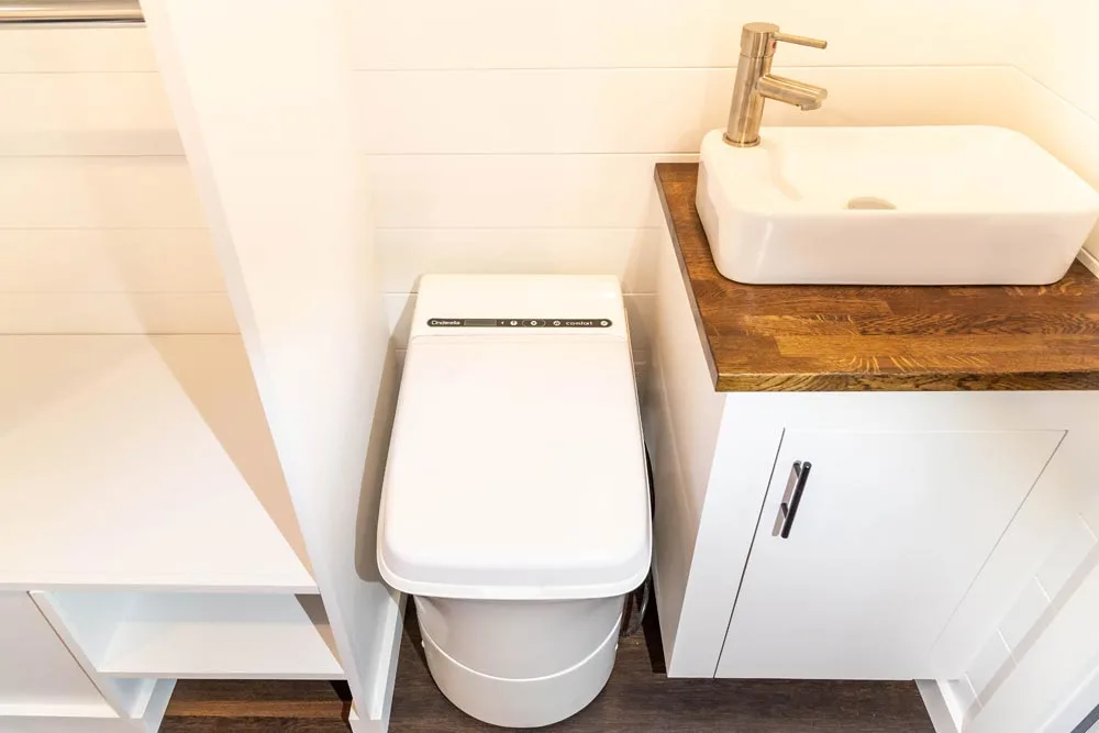 Composting Toilet - Modern One by Liberation Tiny Homes
