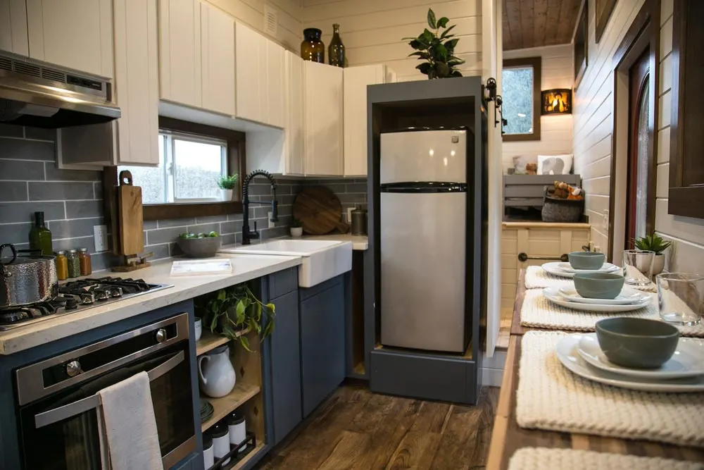 Full Size Appliances - Tiny Traveling Dream Home by Tiny Heirloom