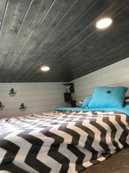 Bedroom Loft - Serving Window - Beach House by Kamtz Tiny Home Company