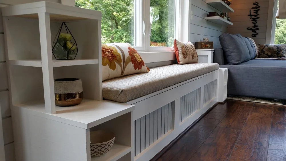 Bench Storage Seating - Blue Heron by Blue Sky Tiny Homes