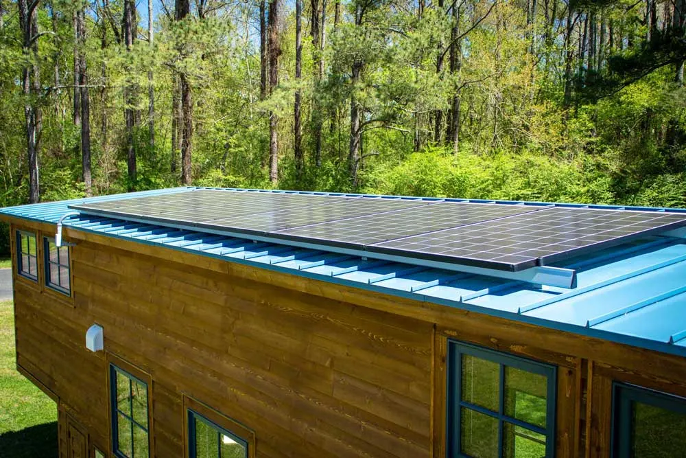 Solar Panels - Boxcar GN by Timbercraft Tiny Homes