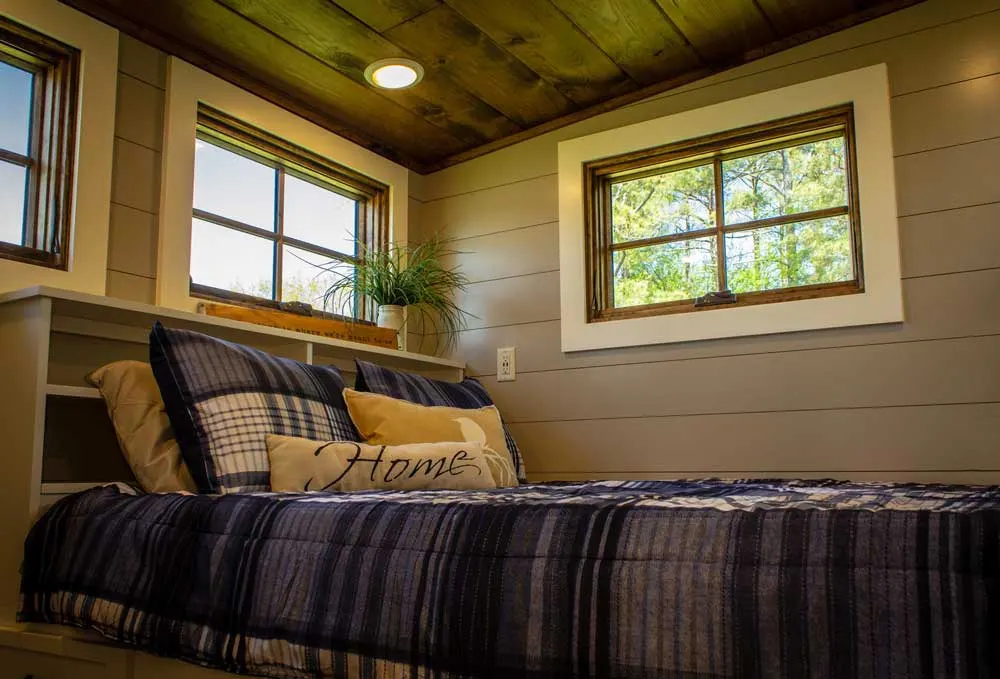 Master Bedroom - Boxcar GN by Timbercraft Tiny Homes