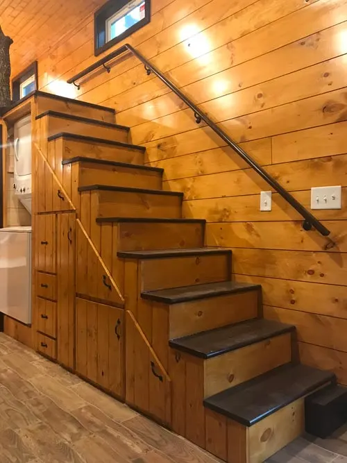 Storage Stairs - Be Our Guest by Incredible Tiny Homes